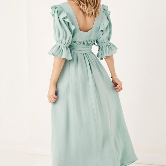 NWOT Spell Mae Linen Gown XS - Picture 2 of 11